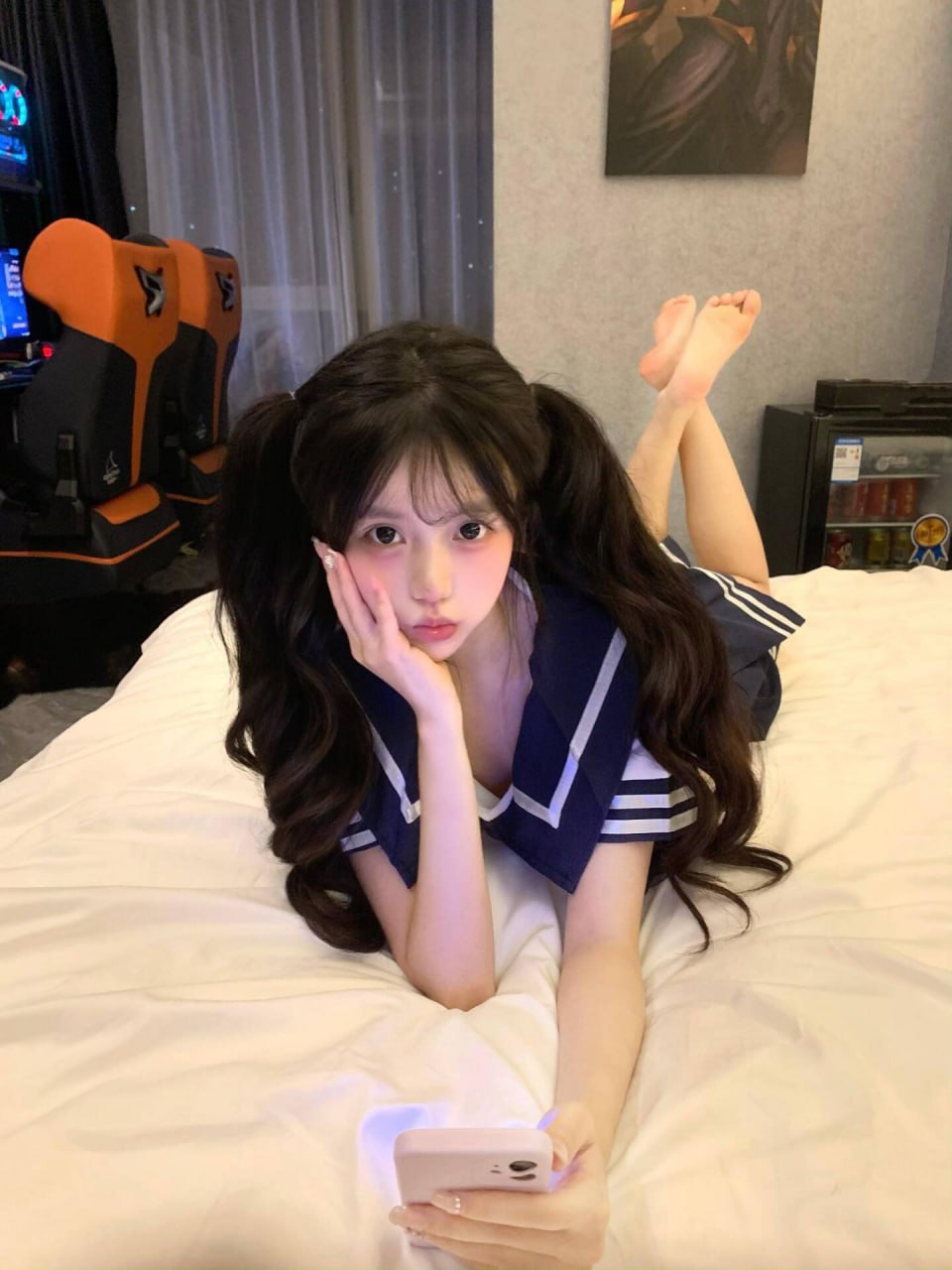 JK甜妹风萝莉怡若