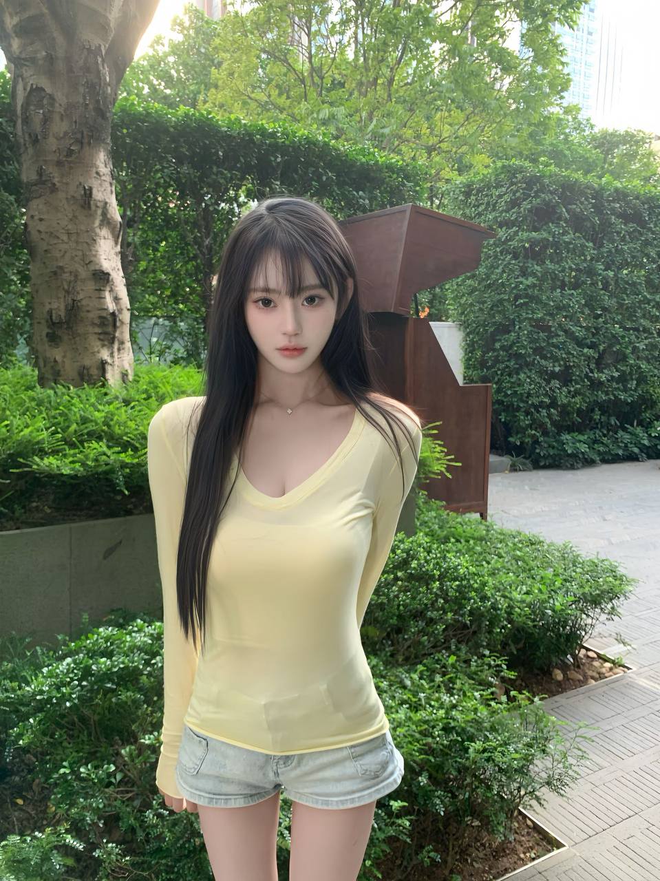 美腿天花板鹿鹿